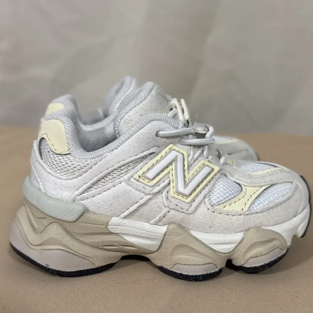New Balance 9060 Infant Toddler Size 5 IV9060EK White Beige Sneakers Retro
